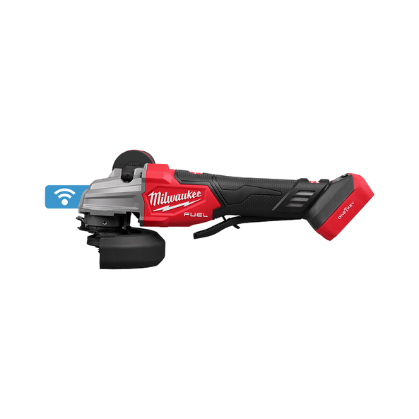 18V 125mm FUEL™ ONE-KEY™ Dual-Trigger Braking Angle Angle Grinder W/ Deadman Paddle Switch Bare (Tool Only) M18FSAGES1250 by Milwaukee