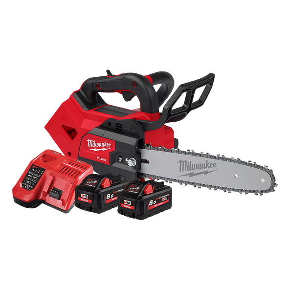 18V 8.0Ah FUEL™ 12" (305mm) Top Handle Chainsaw Kit M18FTCHS12802 by Milwaukee