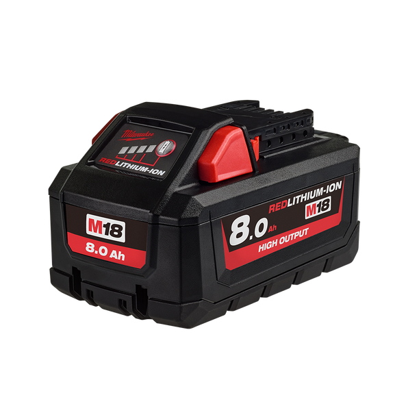 18V 8.0Ah REDLITHIUM™-ION HIGH OUTPUT™ Battery M18HB8 by Milwaukee