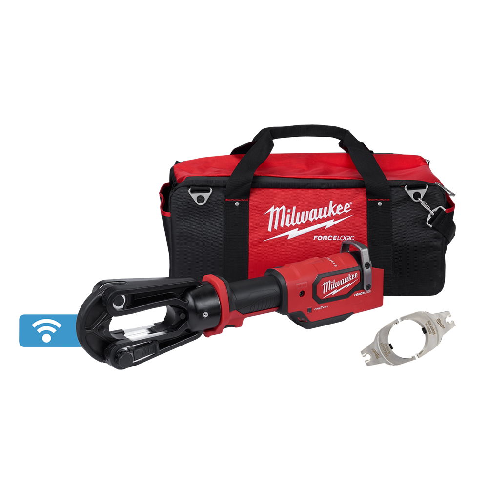 Milwaukee M18™ FORCE LOGIC™ 137kN Inline Utility Crimper (Tool Only) M18HCCT1370B