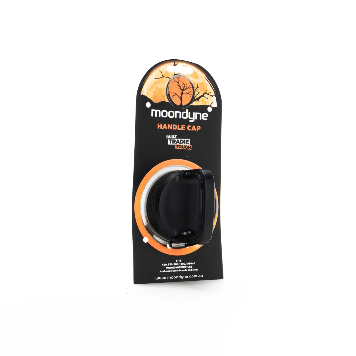 Moondyne Carry Handle and Clip Bottle Cap M41L0003-1BK