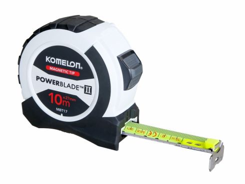 *Limited Edition* Hi Vis Powerblade Twin Pack Tape (8m + 10m) x 27mm (MBT87 & MBT17 ) MBT8787 by Komelon