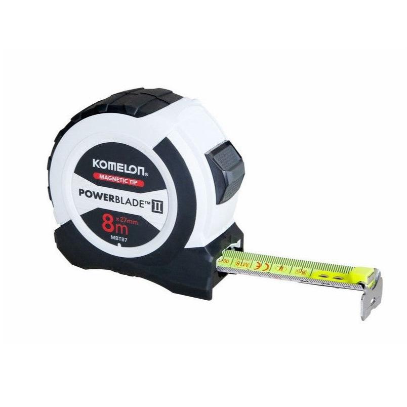 *Limited Edition* Hi Vis Powerblade Twin Pack Tape (8m + 10m) x 27mm (MBT87 & MBT17 ) MBT8787 by Komelon