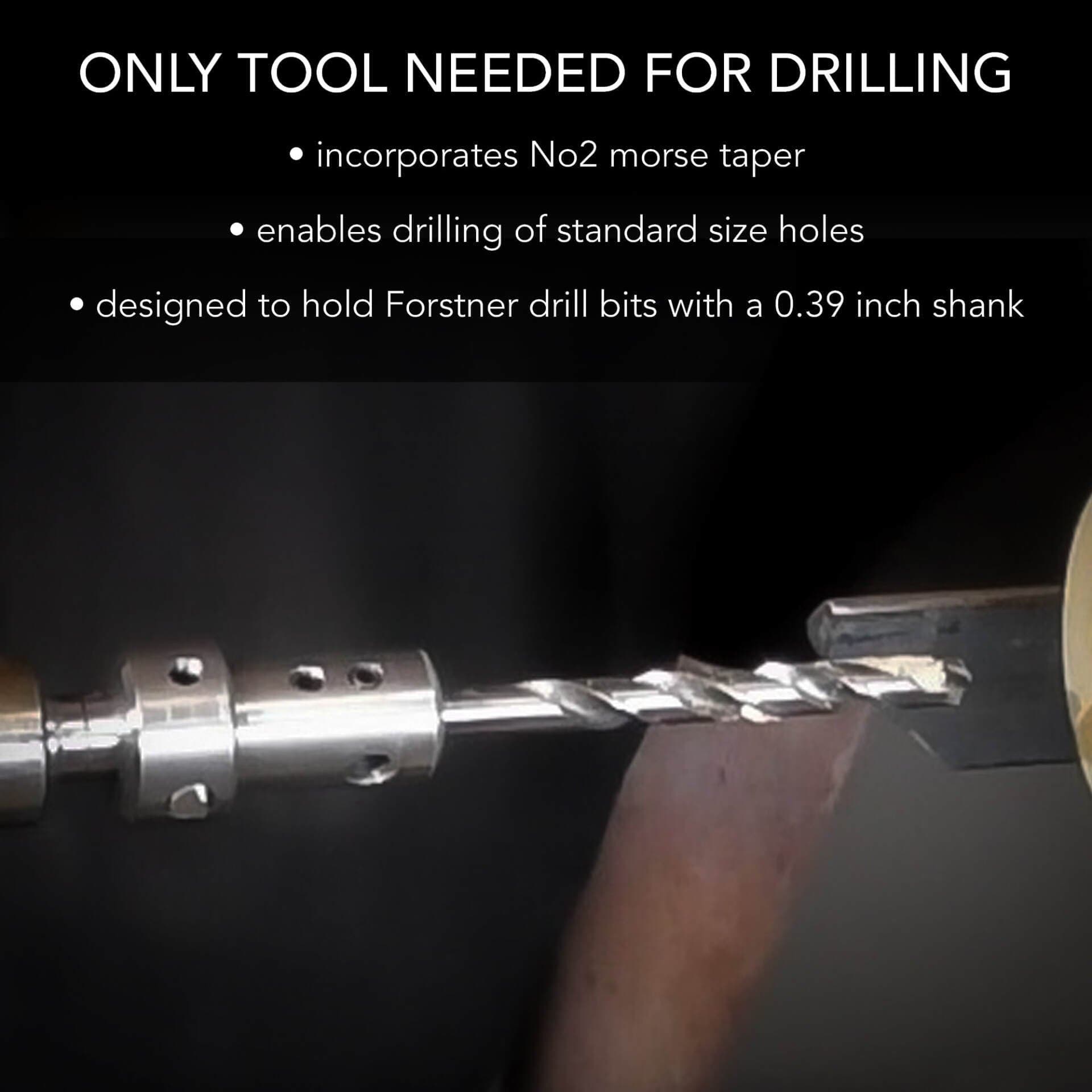 Woodcut mill drill top