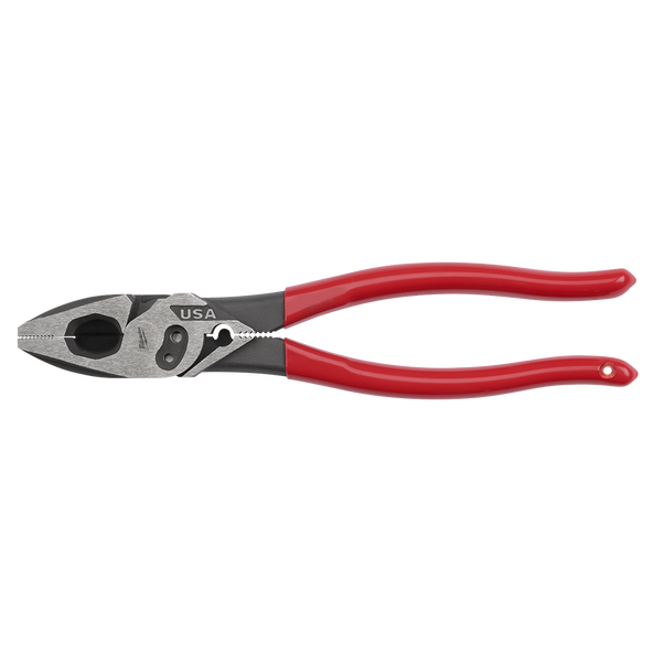 USA Made Dipped Grip 228mm (9") Linesman Pliers With Crimper MT500C by Milwaukee