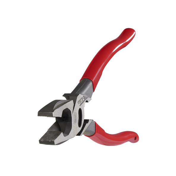 USA Made Dipped Grip 228mm (9") Linesman Pliers With Crimper MT500C by Milwaukee