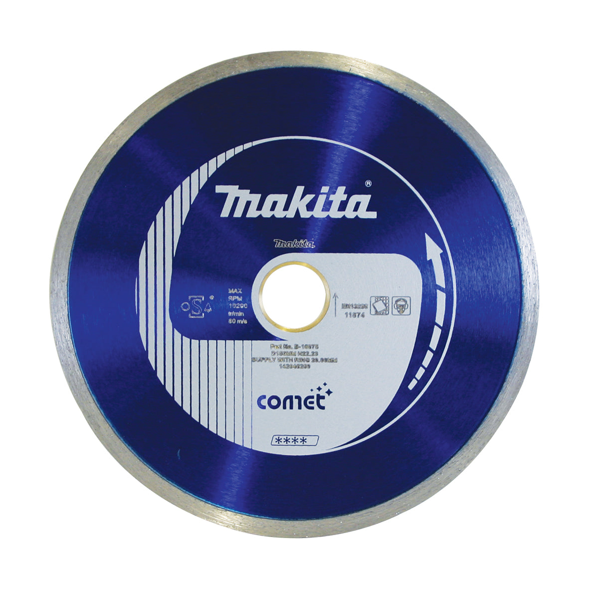 Makita 150mm x 22.23mm Diamond Blade Continuous Rim Comet B-16075