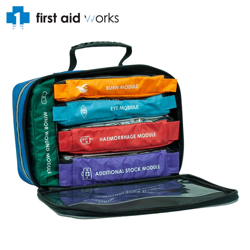 First Aid Kit Mobile Rack Modular First Aid Kits by First Aid Works