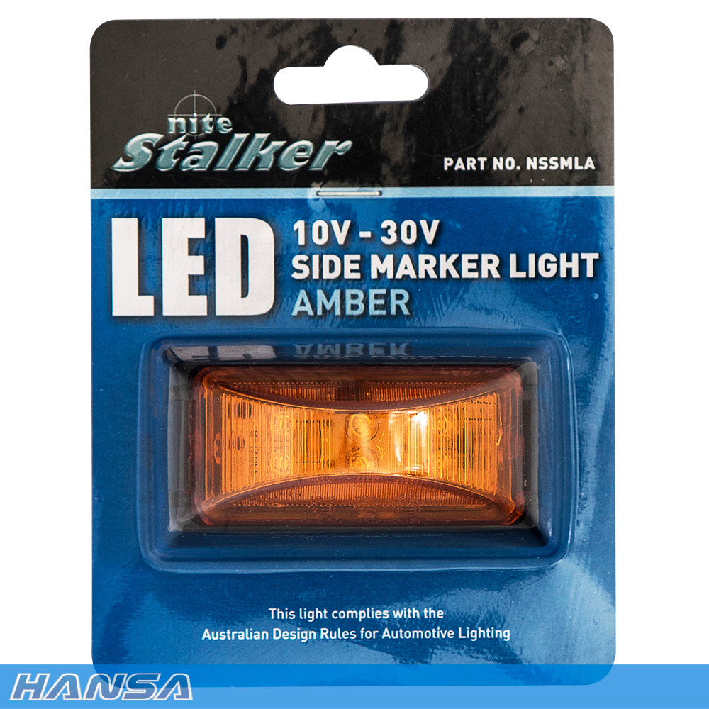 Nite Stalker LED Side Marker Light - Amber NSSMLA