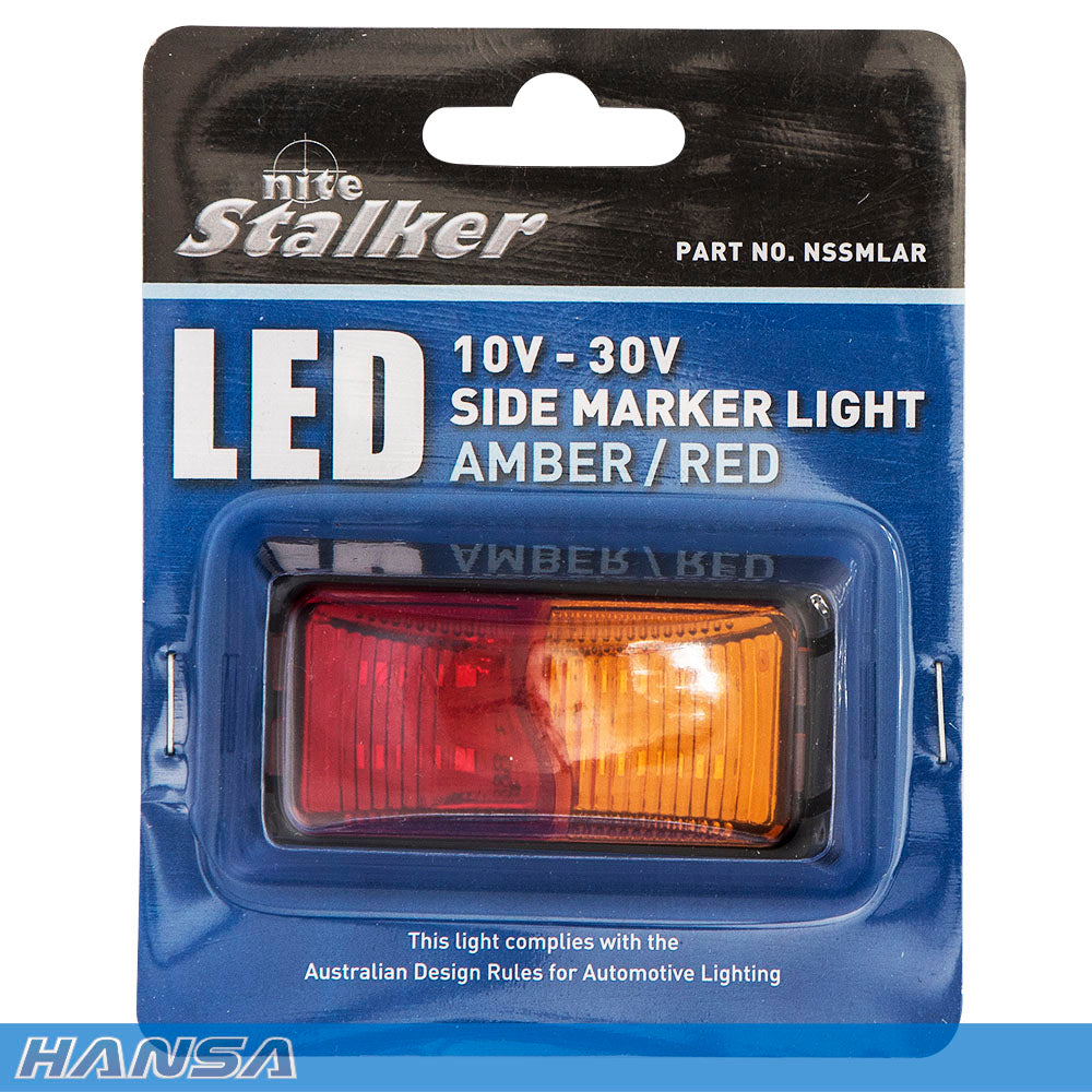 Nite Stalker LED Side Marker Light - Amber / Red NSSMLAR