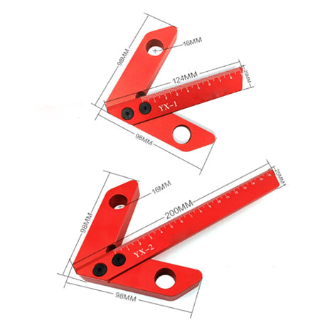 Oltre Aluminium Woodworking Angle & Centre Scribe Ruler OT-HT-RSR-AM *Coming Soon - Expected Q1, 2025*