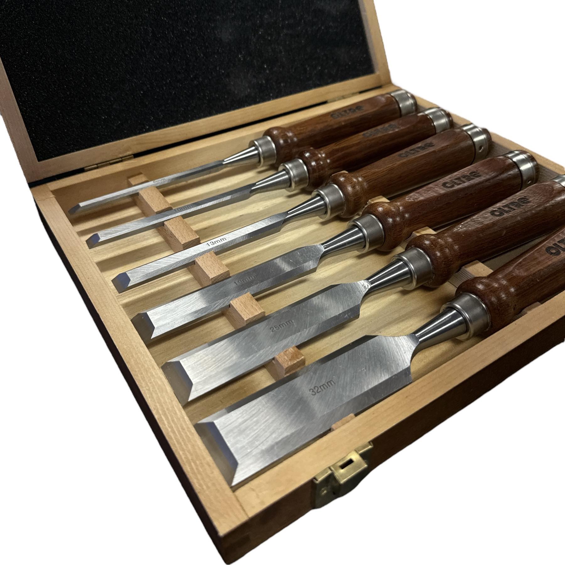 6Pce Woodworking Chisel Set OT-WWCS-6 by Oltre *New Arrival*