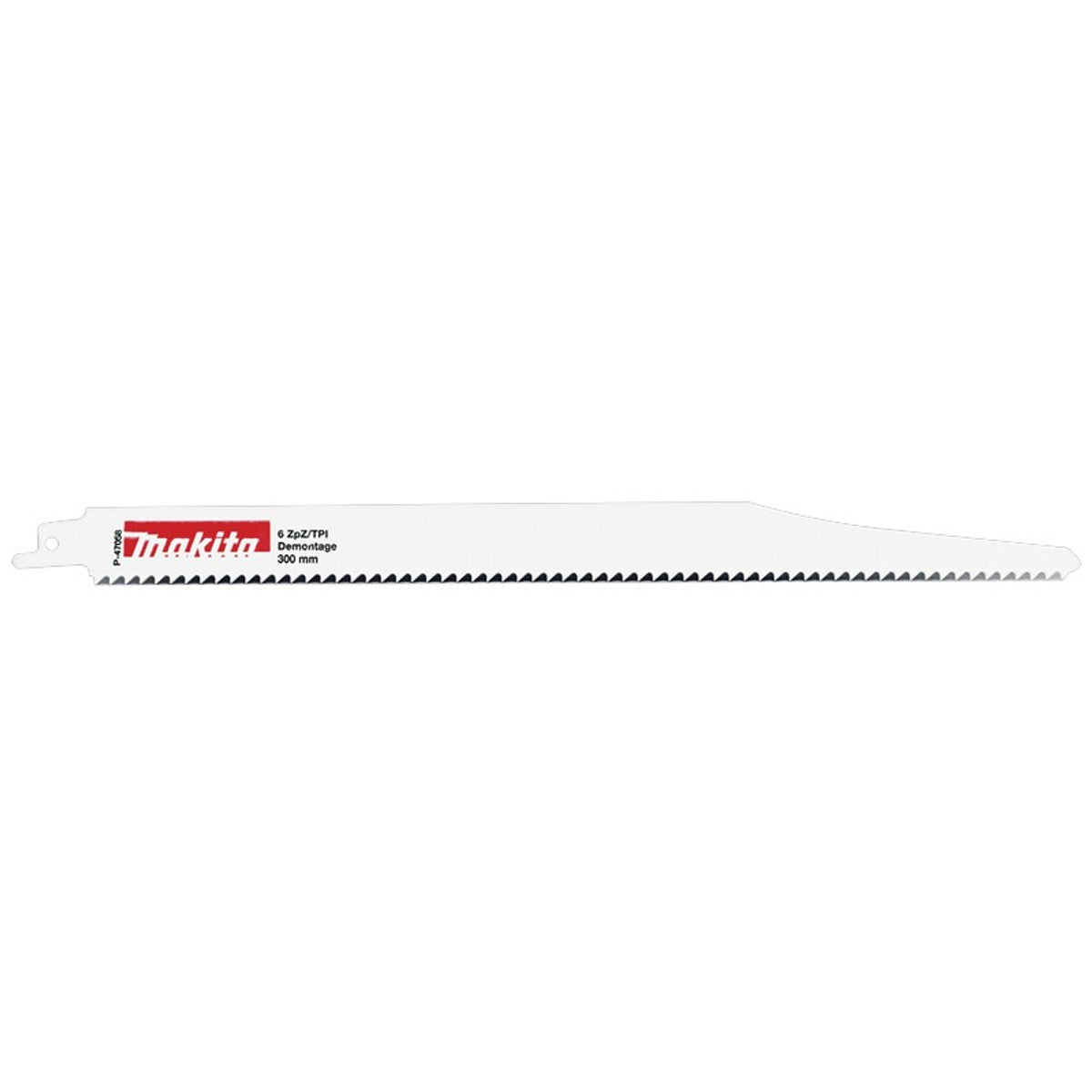 Makita 3Pce 300mm 6TPI Universal Multi Demolition Reciprocating Saw Blade P-47058