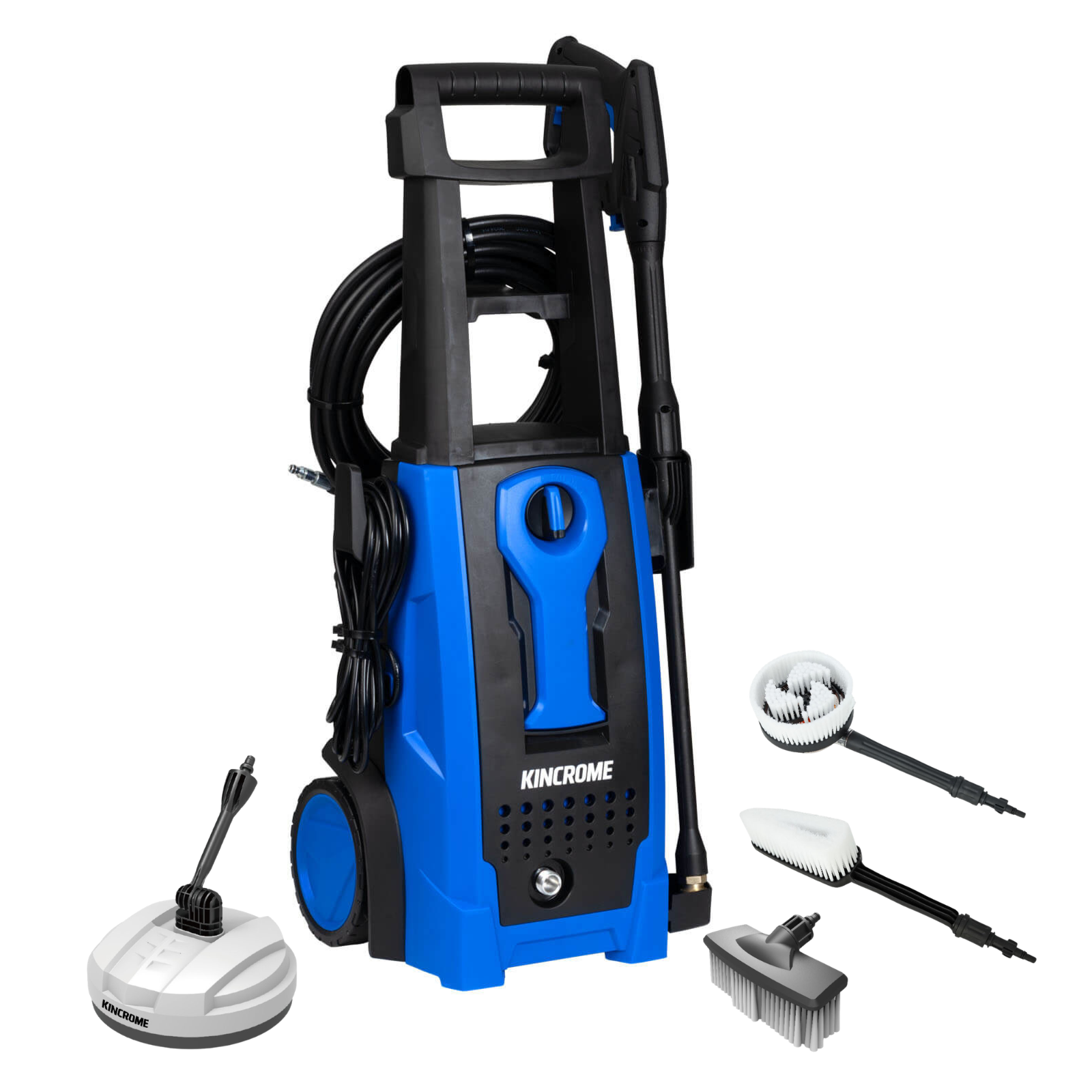 Kincrome 2000W K16251+K16257 Electric Pressure Washer Bundle P162512