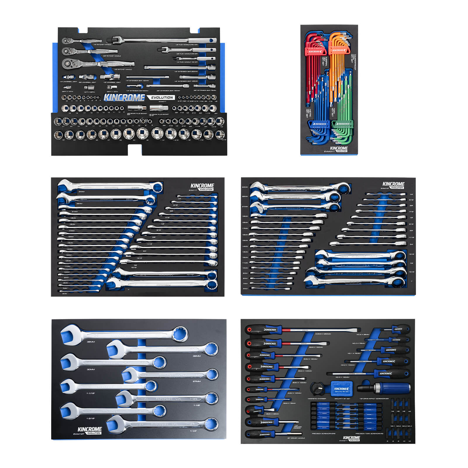 Kincrome EVOLUTION Workshop Tool Kit 382 Piece 14 Drawer (26”) P1715