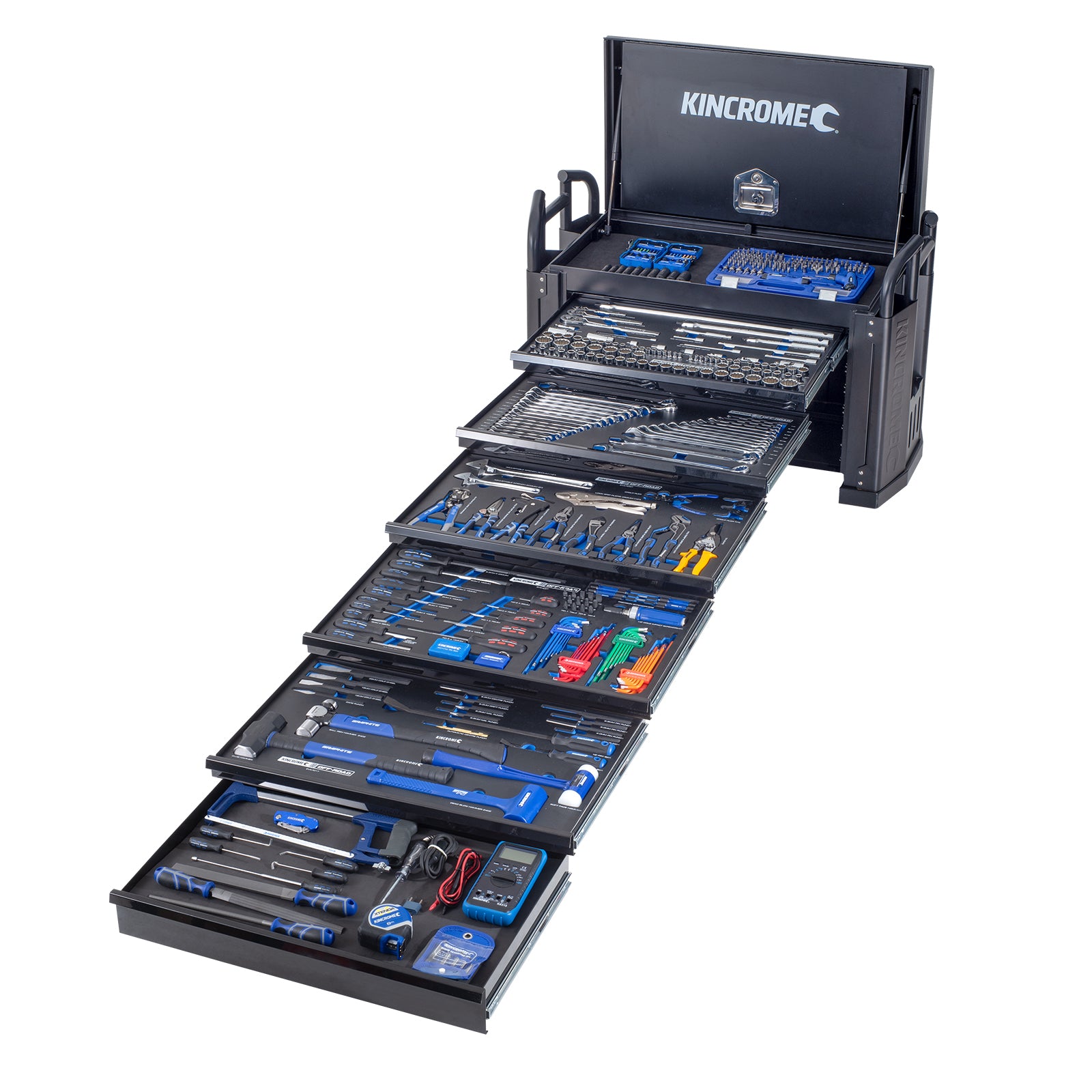 OFF-ROAD Field Service Tool Kit 452 Piece 6 Drawer 39" Black - P1830 by Kincrome