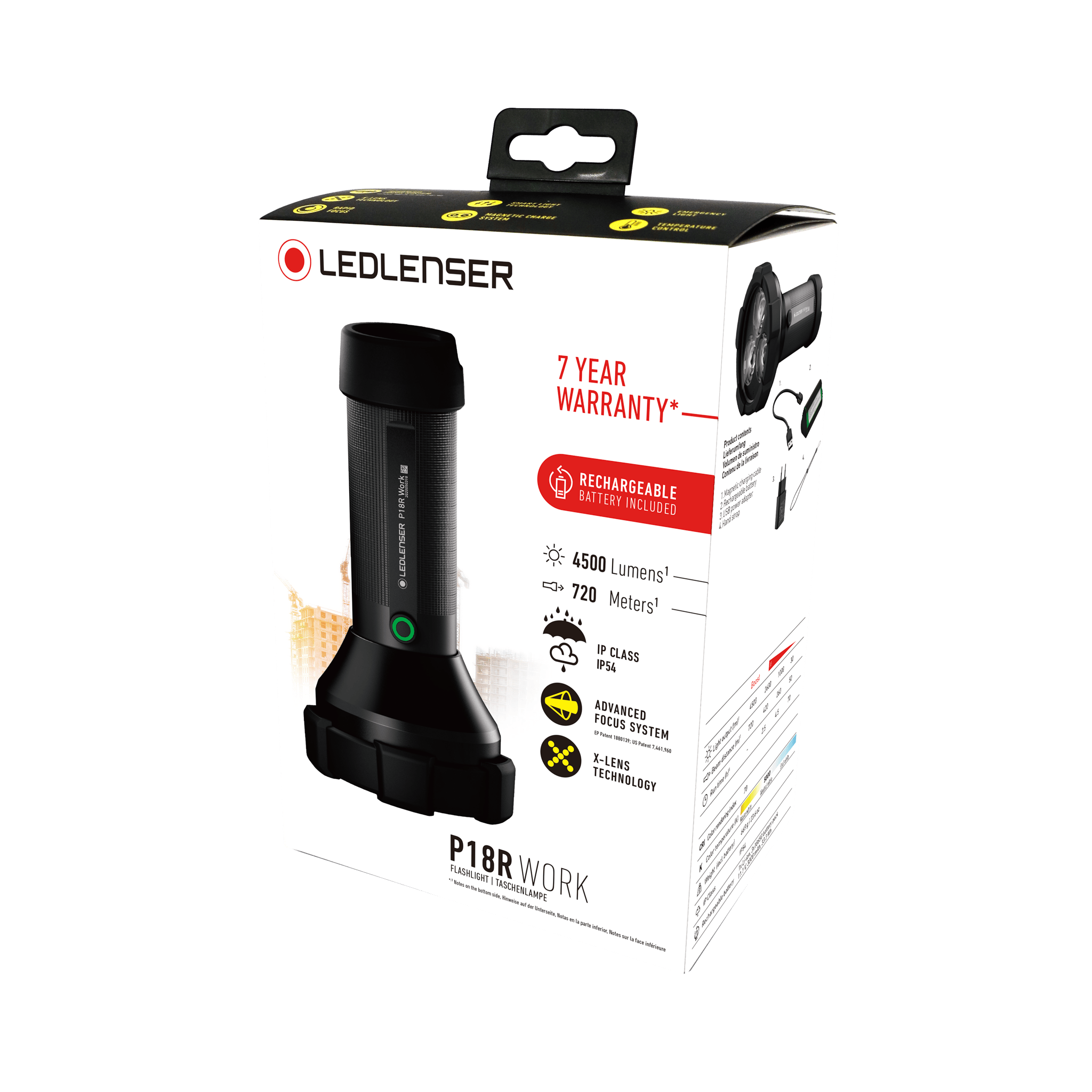 Ledlenser P18R Work Torch ZL502188