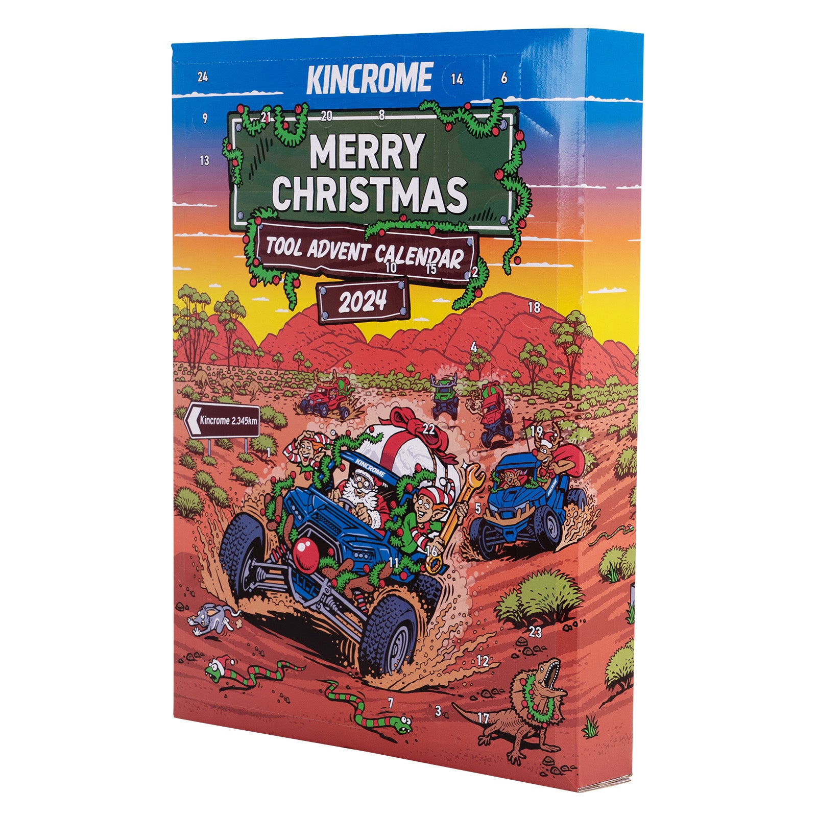 *Limited Edition* Christmas Tool Advent Calendar 2024 - Australian Edition P2111 by Kincrome