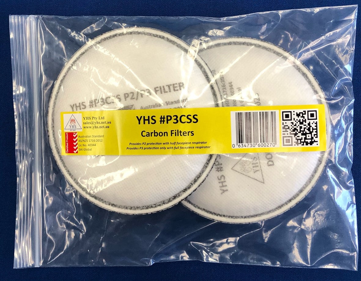 1 Pair of Carbon Filters #P3CSS by YHS