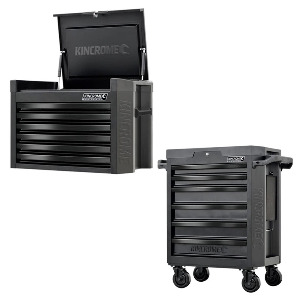 Tool Chest + Trolley Combo (Empty) 12 Drawer 26" Contour - P7701 by Kincrome