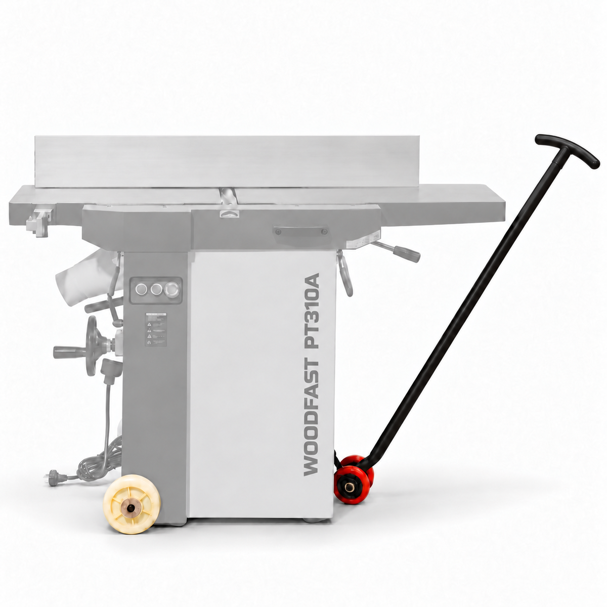 Woodfast Mobility Wheel Kit with Hand Tow Bar -Suits PT260 / PT310 / PT410A Planer & Thicknesser