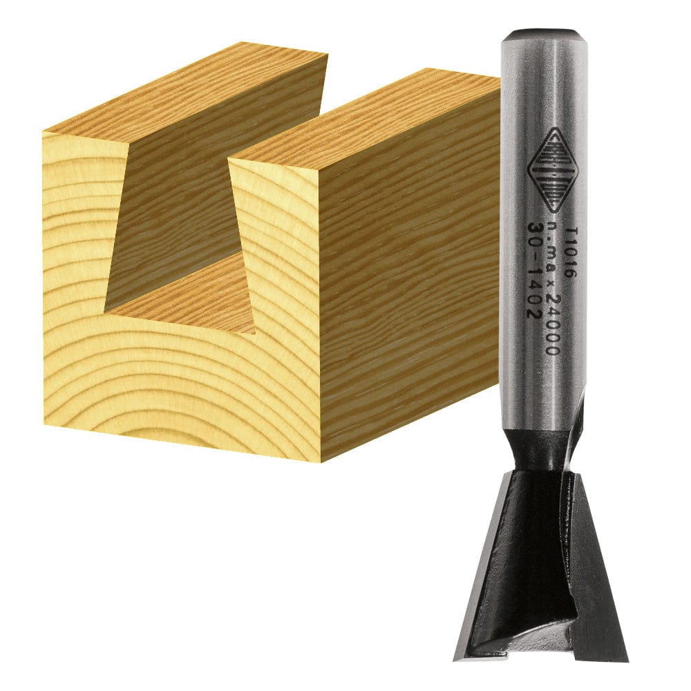 Carbitool 15mm x 1/4" Shank Dovetail Router Bit T1019