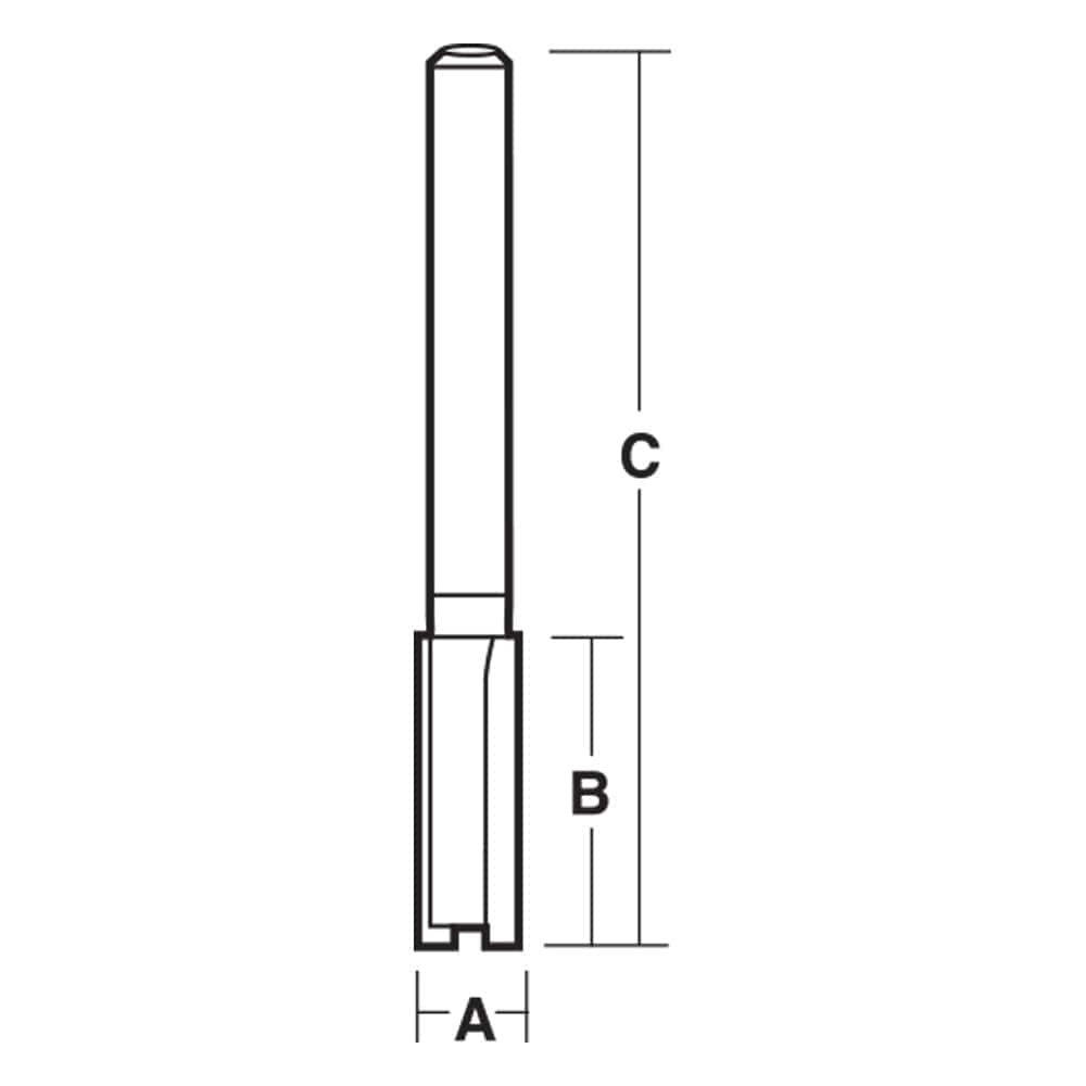 Carbitool 2 Flute – Dovetail “Leigh” Bit – Carbide Tipped TL Series