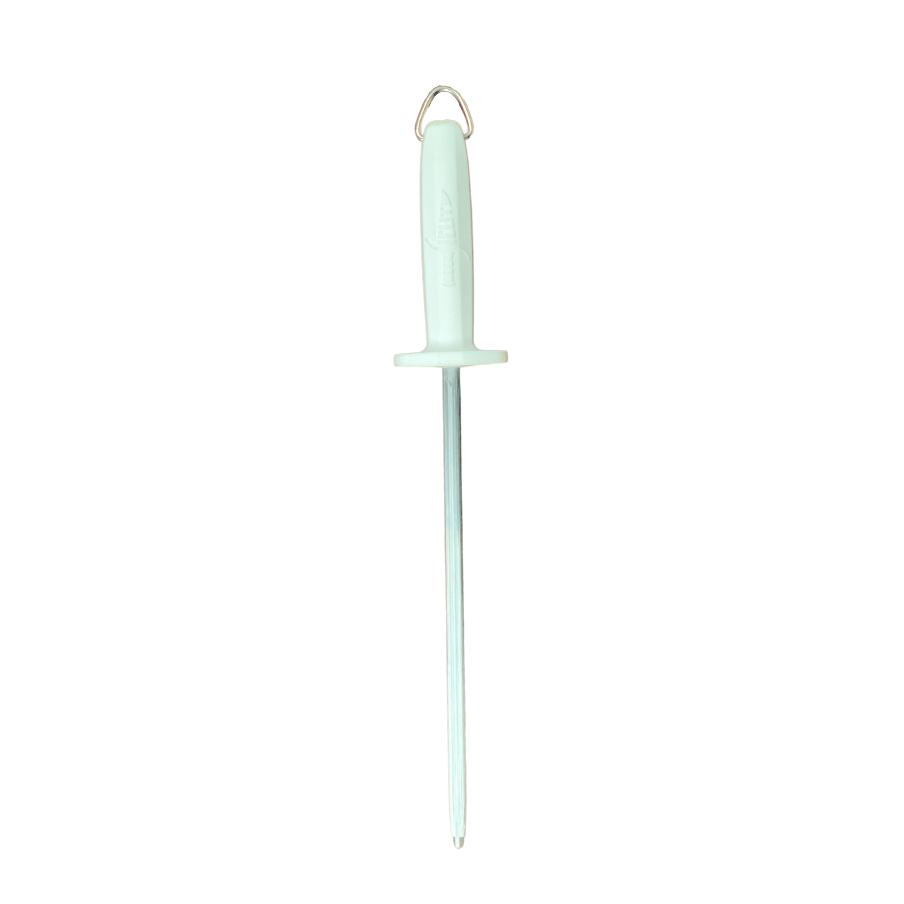 Sicut Sharpening Steel – Medium Cut – 10″ Honing Rod – White Handle SC1ST10M
