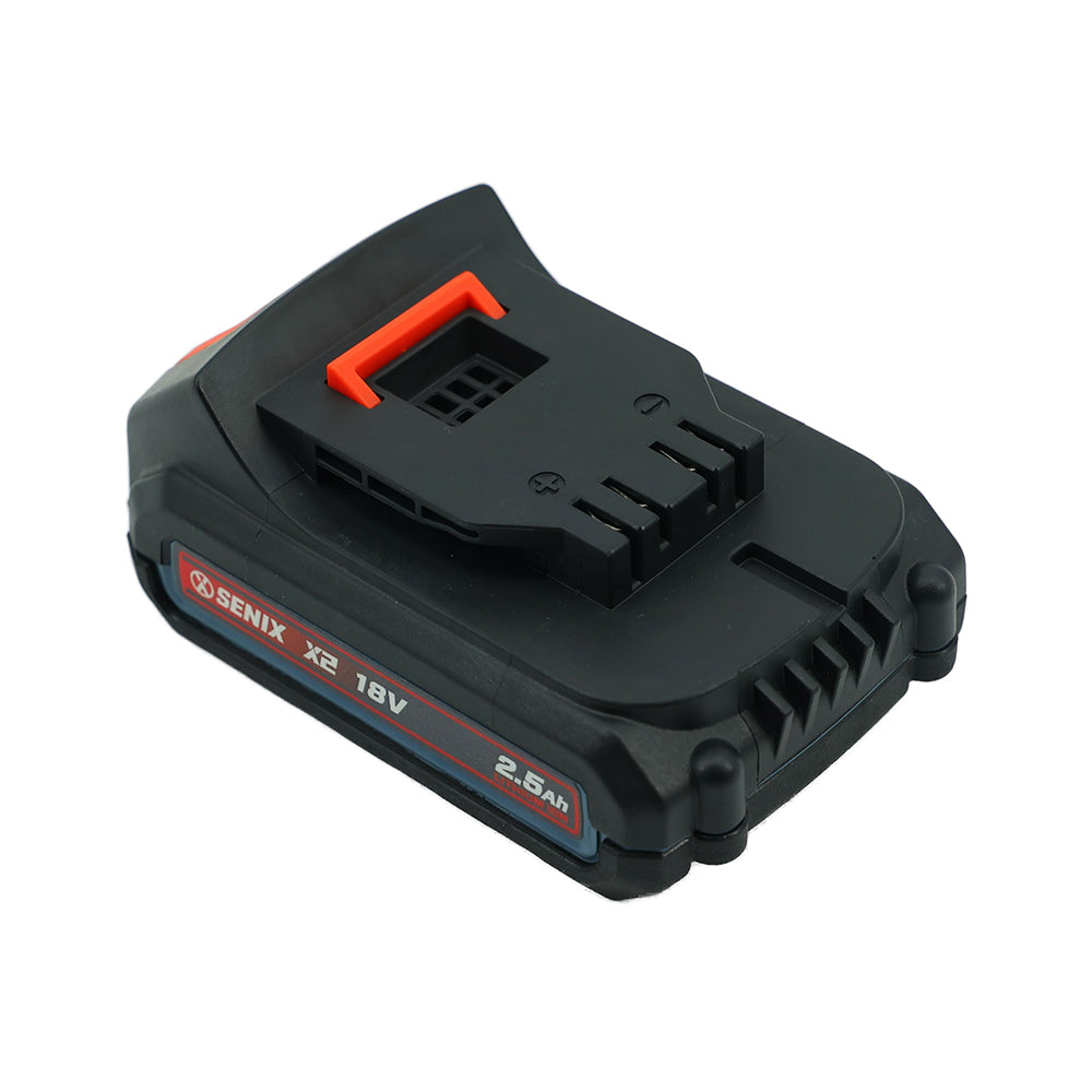 SENIX X2 18V 2.5Ah Battery Twin Pack B25X2 - 6