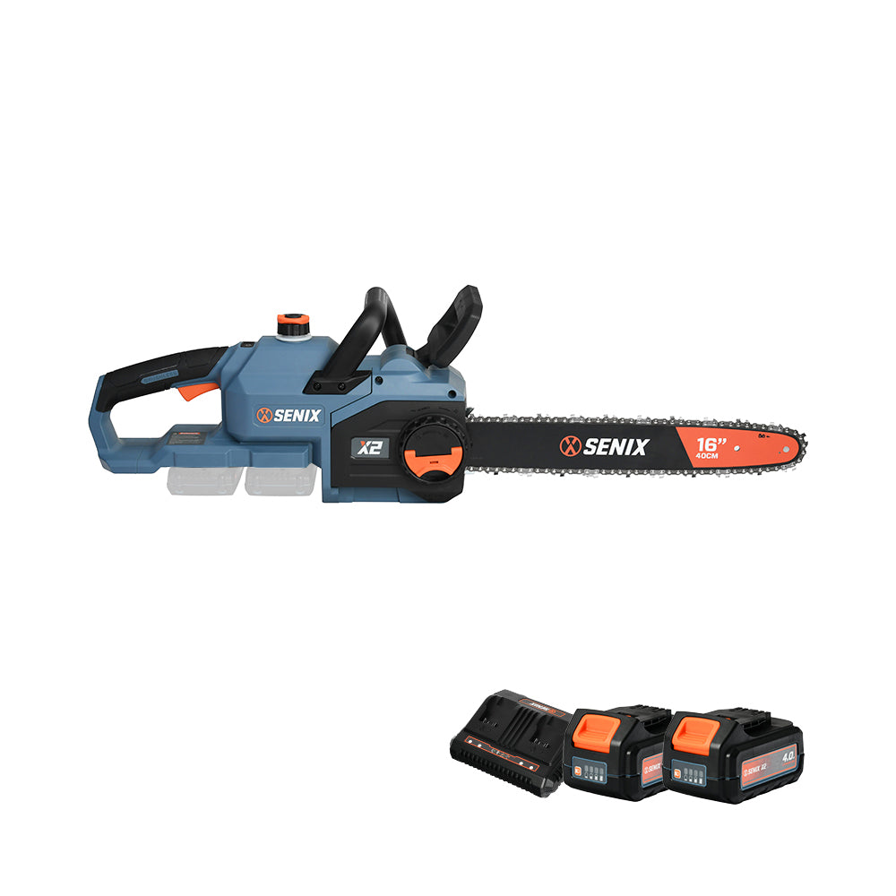 SENIX 2X2 36V Brushless Rear Handle Chainsaw Kit CSX2-M2-EU - 3