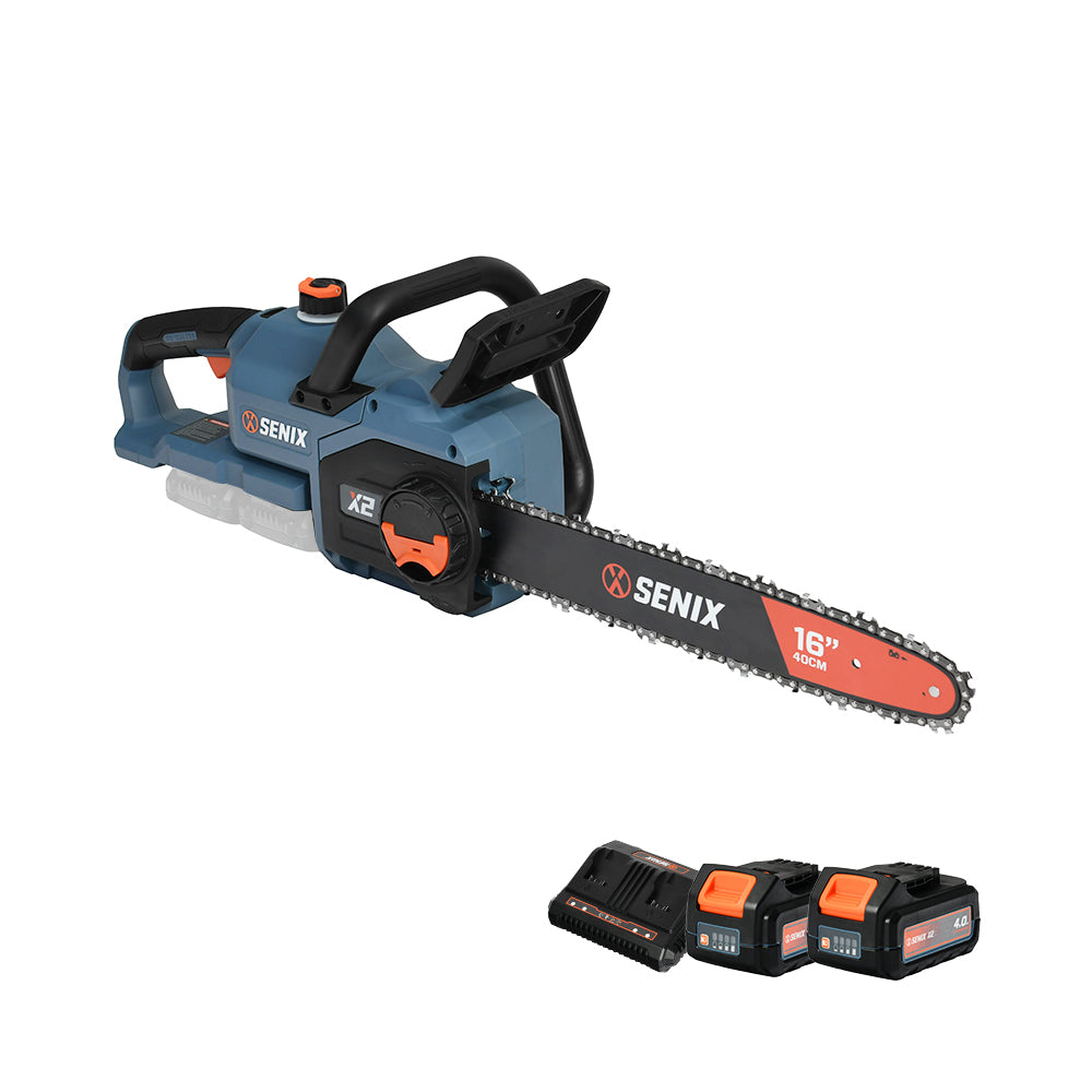 SENIX 2X2 36V Brushless Rear Handle Chainsaw Kit CSX2-M2-EU - 5