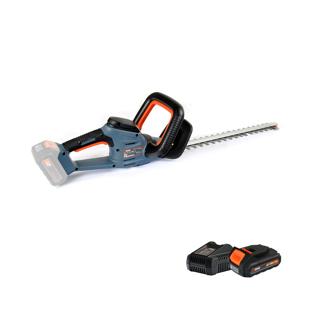 SENIX X2 18V 47cm (18") Hedge Trimmer Kit HTX2-M-EU - 1
