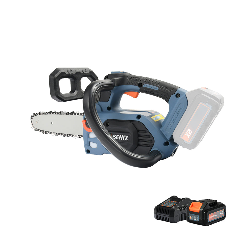 SENIX X2 18V 32cm (12") Push Lawn Mower Kit LPPX2-L-EU