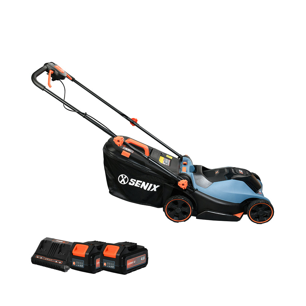 SENIX 2X2 36V 38cm (15") Push Lawn Mower Kit LPPX2-M4-EU - 3