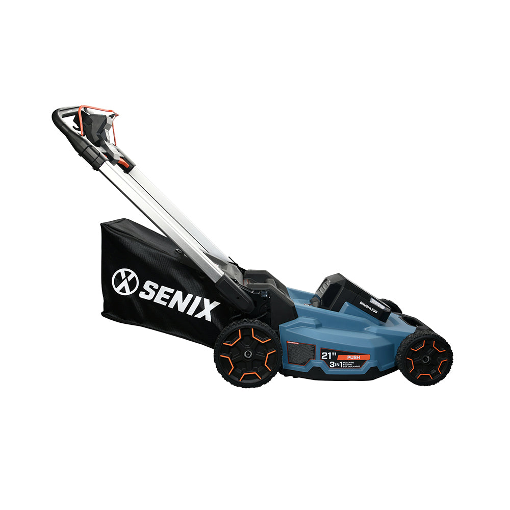 SENIX X6 60V Brushless 53cm (21") Push Lawn Mower Kit LPPX6-H-EU - 1