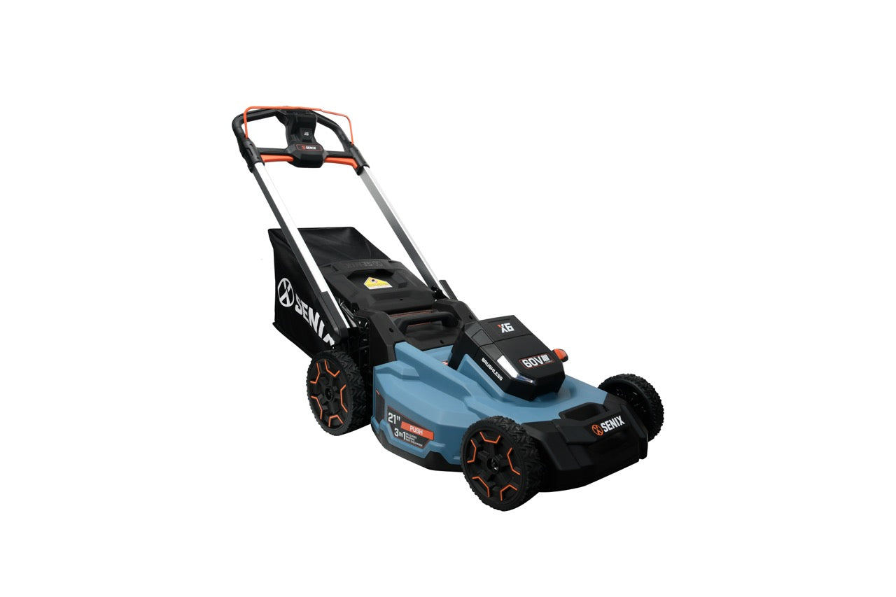 SENIX X6 60V Brushless 53cm (21") Push Lawn Mower Kit LPPX6-H-EU - 4