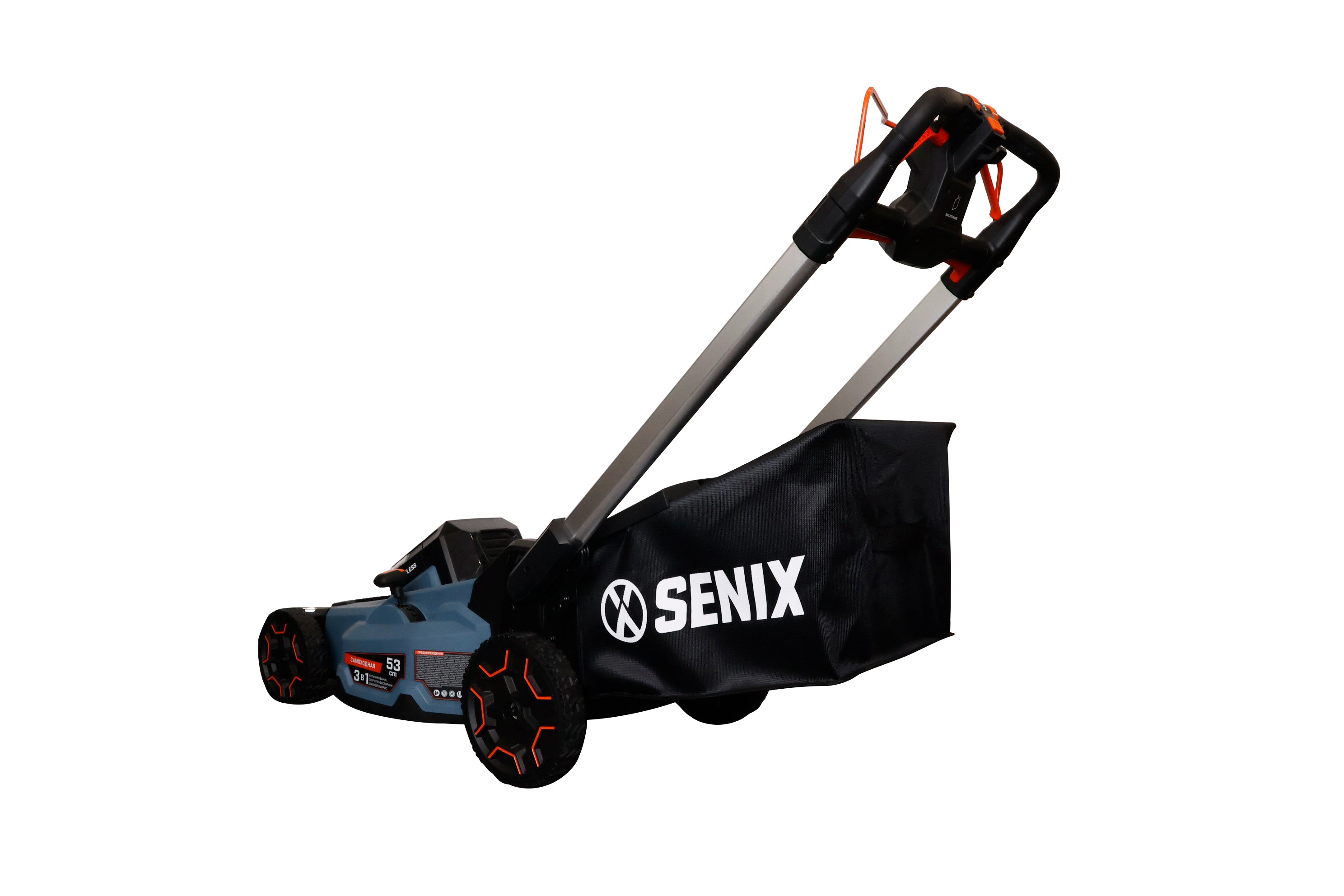 SENIX X6 60V Brushless 53cm (21") Self-Propelled Lawn Mower Kit LPSX6-H-EU - 4