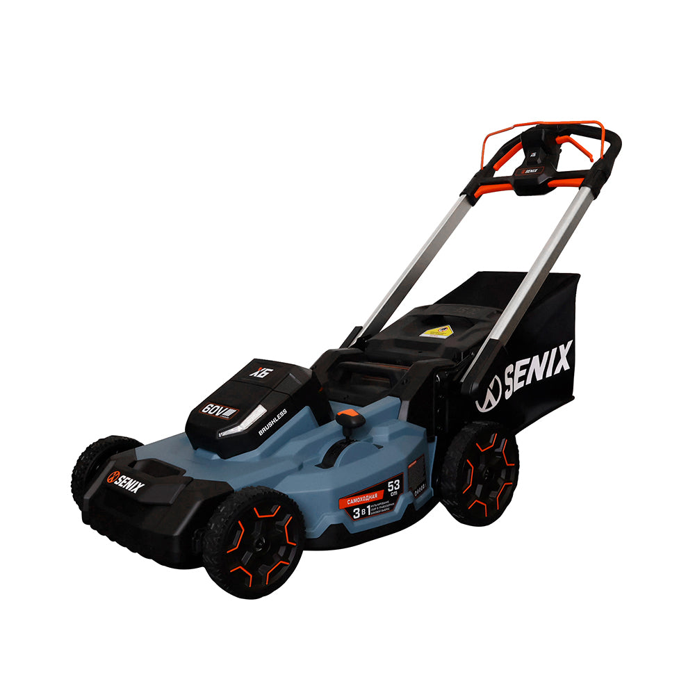 SENIX X6 60V Brushless 53cm (21") Self-Propelled Lawn Mower Kit LPSX6-H-EU - 5