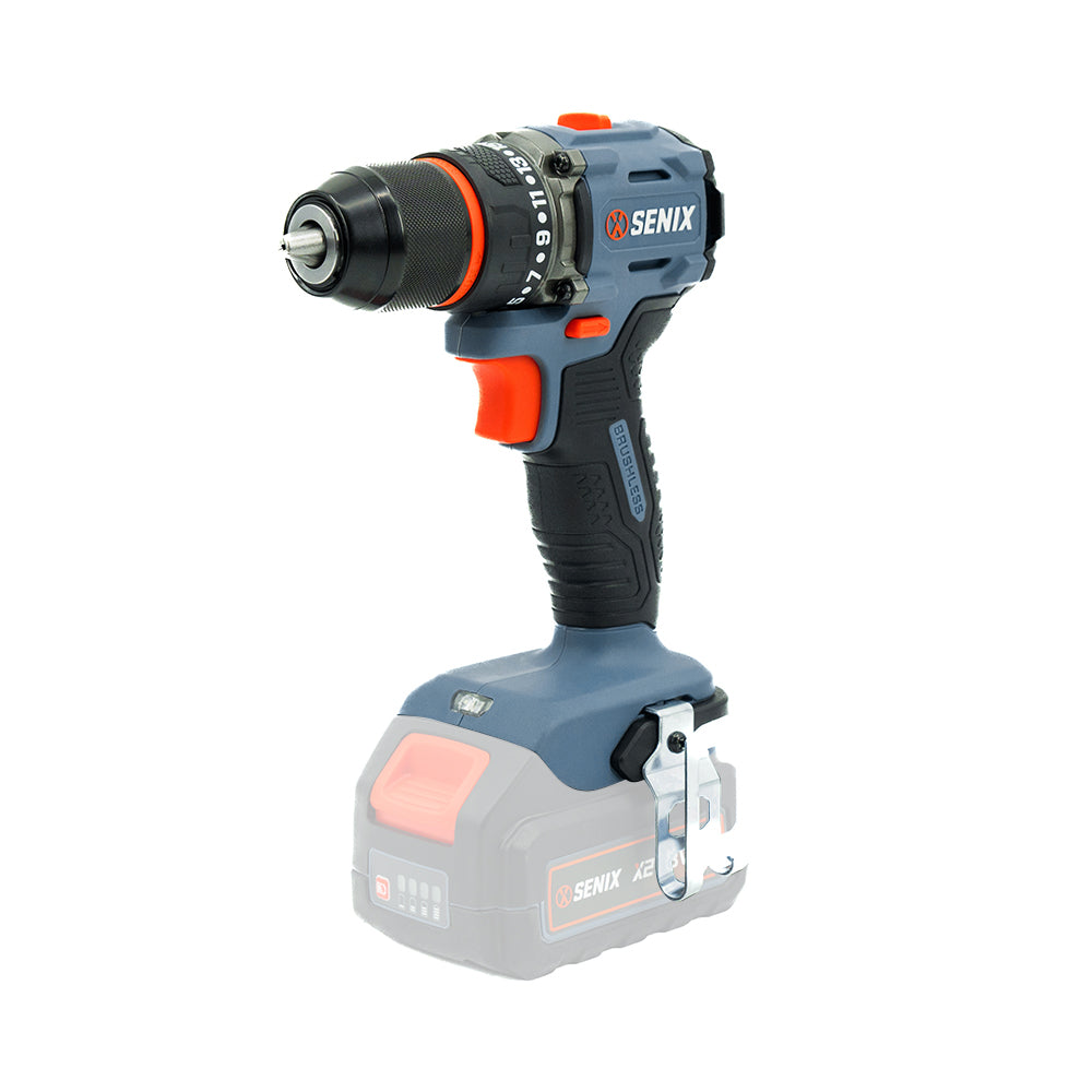 SENIX X2 18V Brushless 60Nm Compact Drill/Driver Skin PDDX2-M4-EU-0 - 2