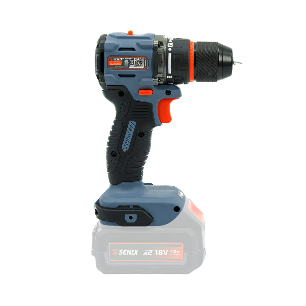 SENIX X2 18V Brushless 60Nm Compact Drill/Driver Skin PDDX2-M4-EU-0 - 4