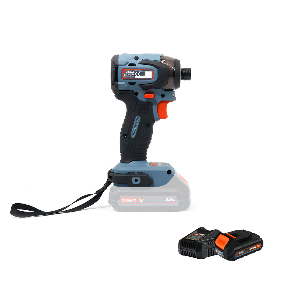 SENIX X2 18V Brushless 180Nm Impact Driver Kit PDIX2-M2-EU - 1