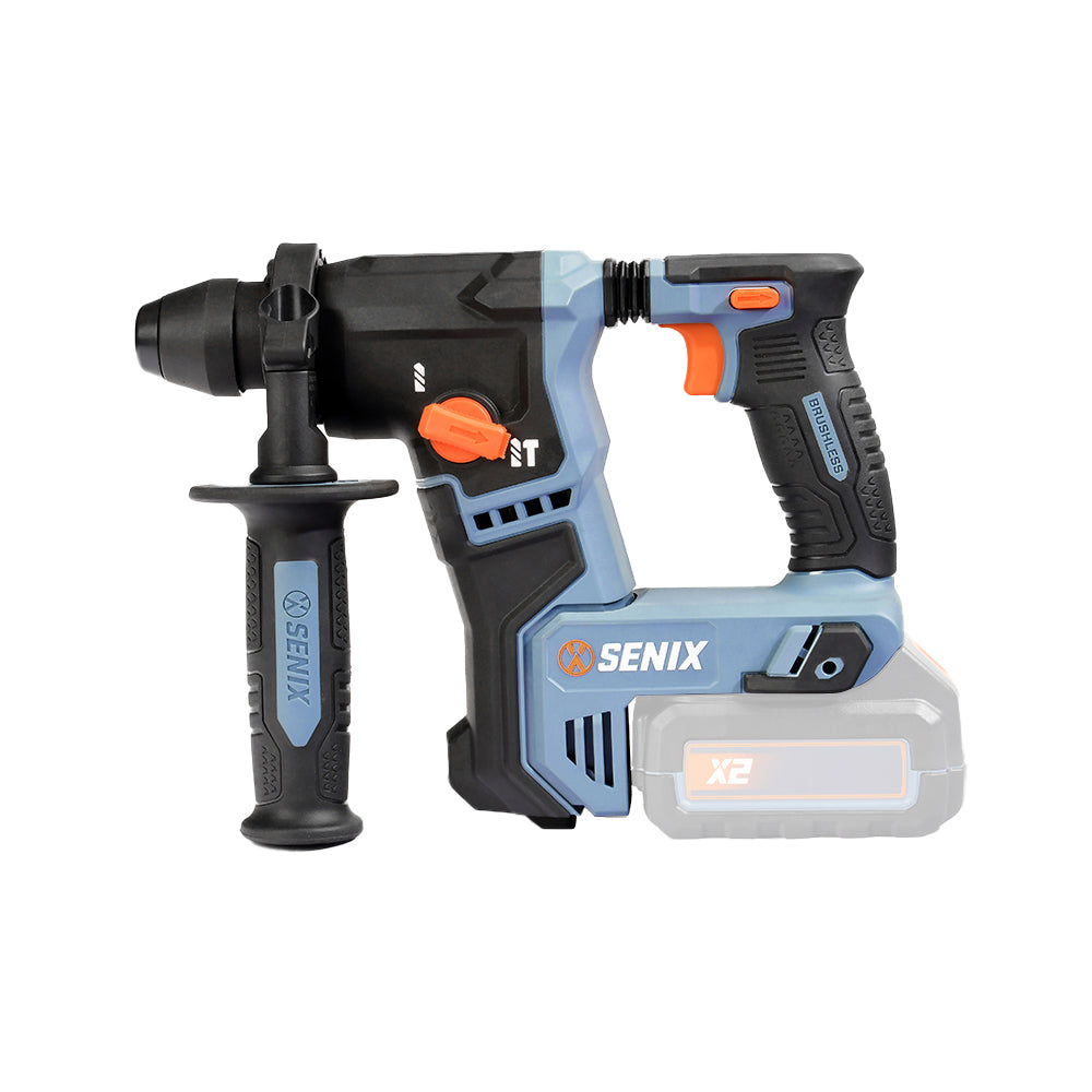 SENIX X2 18V Brushless 16mm SDS Plus Rotary Hammer Skin PDRX2-M2-EU-0 - 2