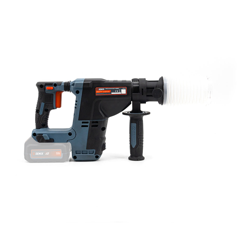 SENIX X2 18V Brushless 24mm SDS Plus Rotary Hammer Skin PDRX2-M4-EU-0 - 4