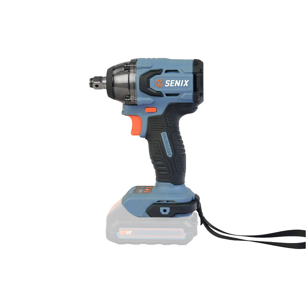 SENIX X2 18V Brushless 1/2" Compact Impact Wrench Skin PDWX2-M2-EU-0 - 1