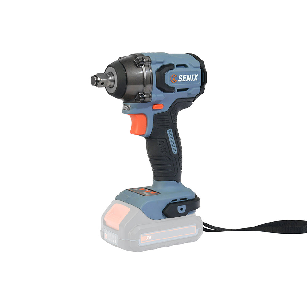 SENIX X2 18V Brushless 1/2" Compact Impact Wrench Skin PDWX2-M2-EU-0 - 2