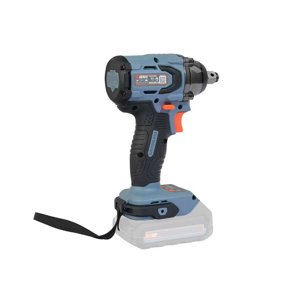 SENIX X2 18V Brushless 1/2" Compact Impact Wrench Skin PDWX2-M2-EU-0 - 5