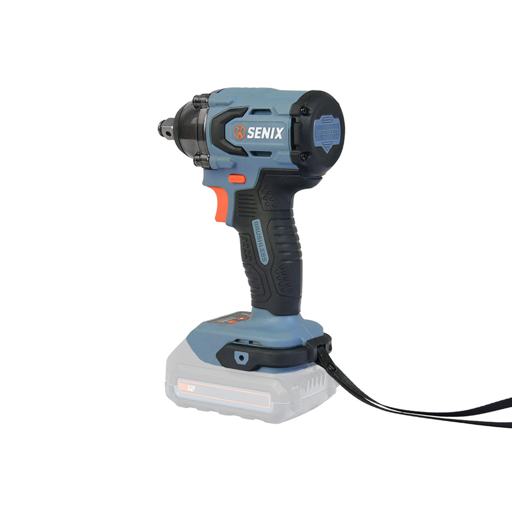 SENIX X2 18V Brushless 1/2" Compact Impact Wrench Skin PDWX2-M2-EU-0 - 6