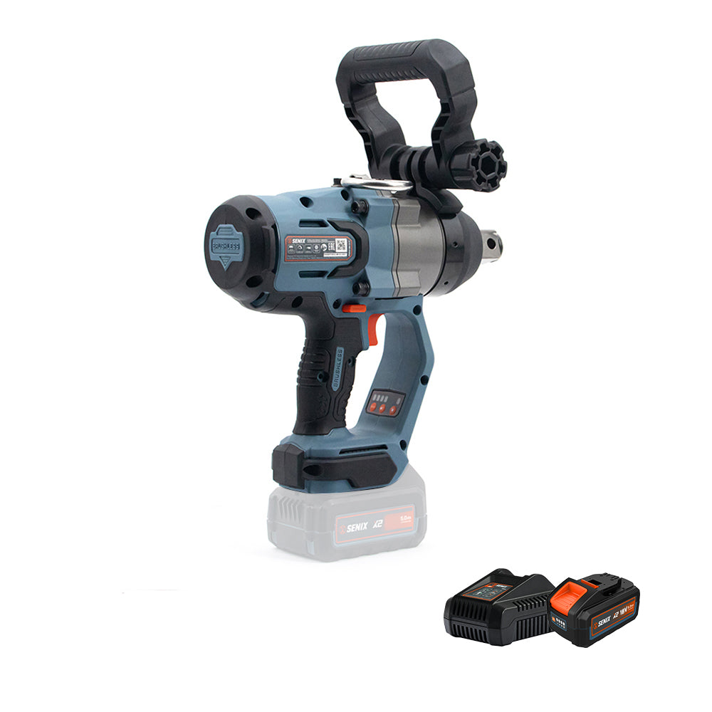 SENIX X2 18V Brushless 1" High-Torque Impact Wrench Kit PDWX2-M6-EU - 4