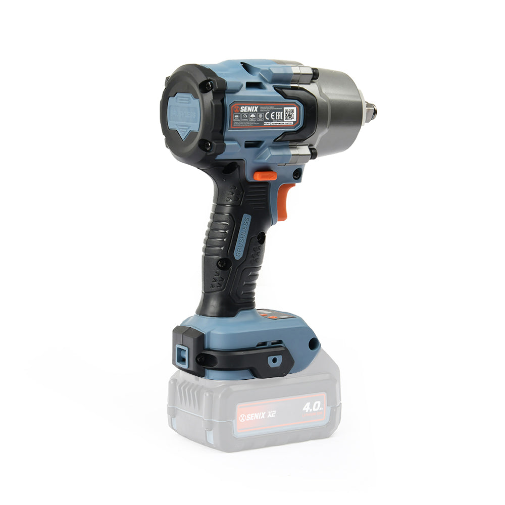 SENIX X2 18V Brushless 1/2" Mid-Torque Impact Wrench Skin PDWX2-M7-EU-0 - 1