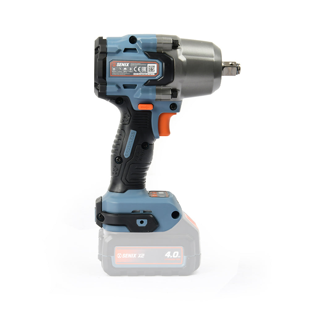 SENIX X2 18V Brushless 1/2" Mid-Torque Impact Wrench Skin PDWX2-M7-EU-0 - 2